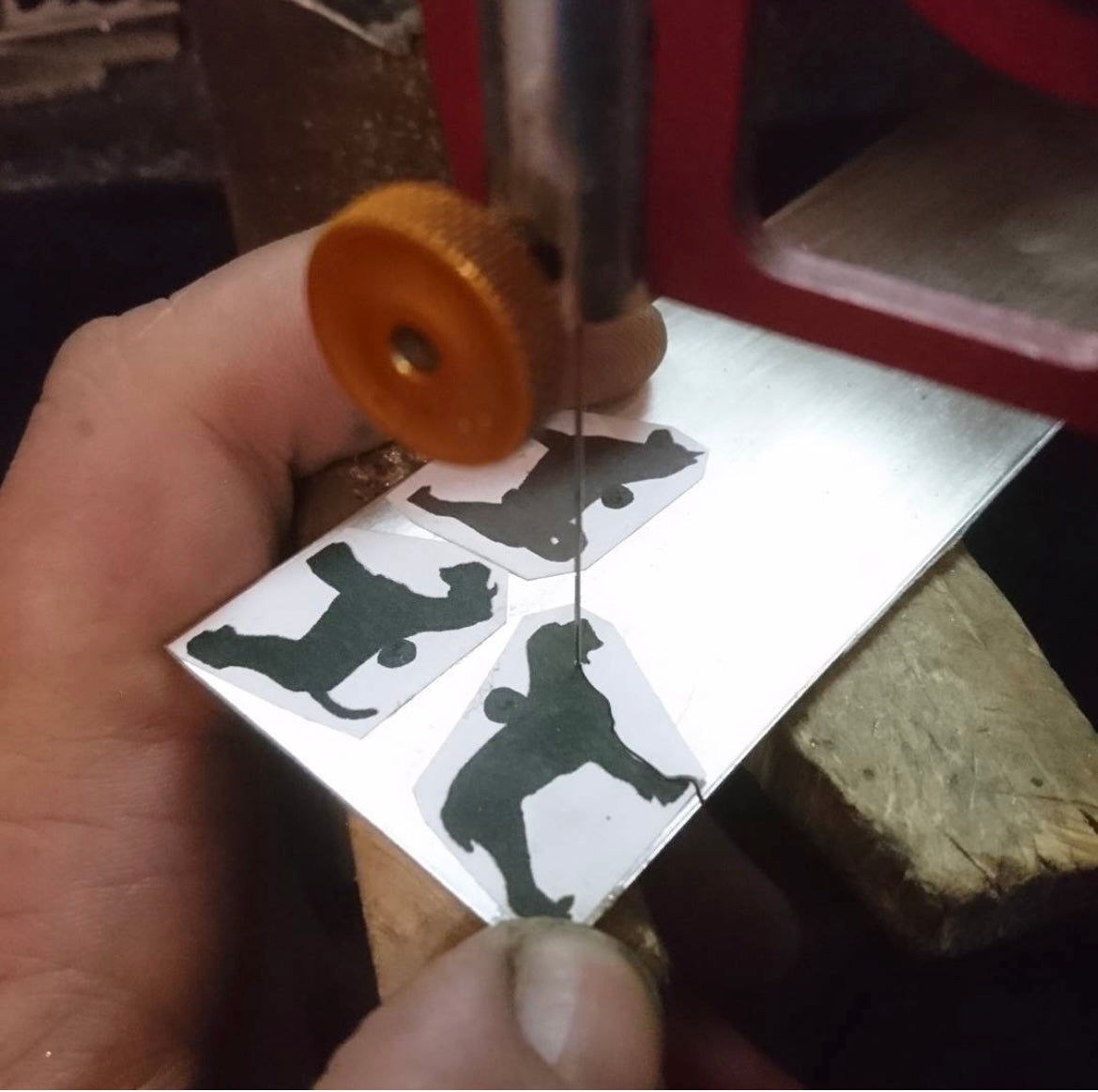 Italian Spinone heart pendant