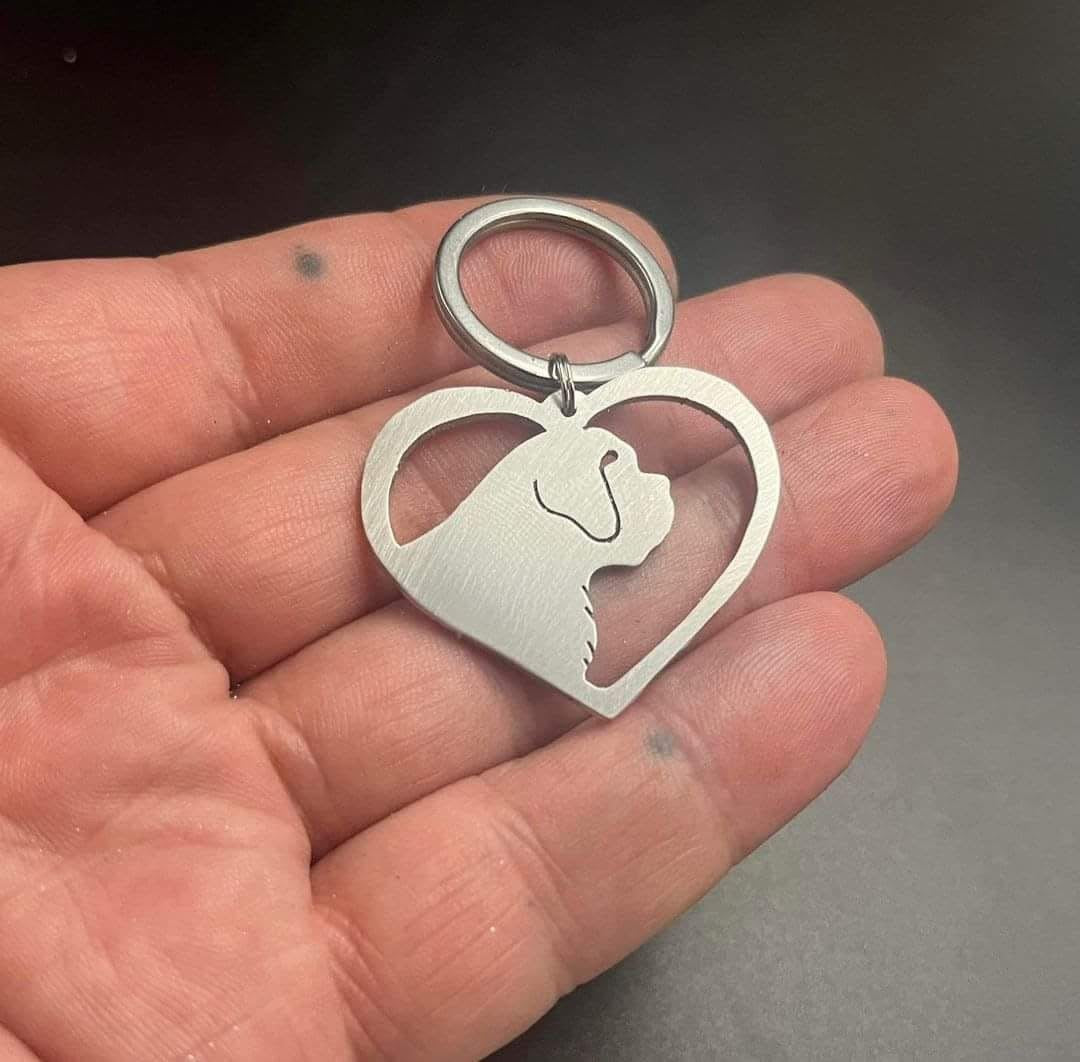 St bernard keyring