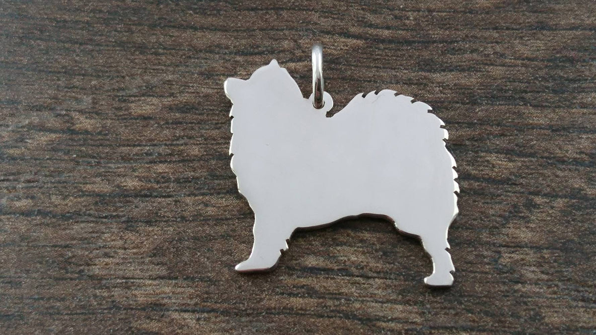 Samoyed pendant sterling silver