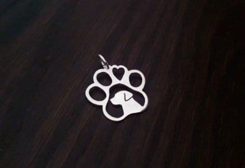 Labrador Paw Pendant