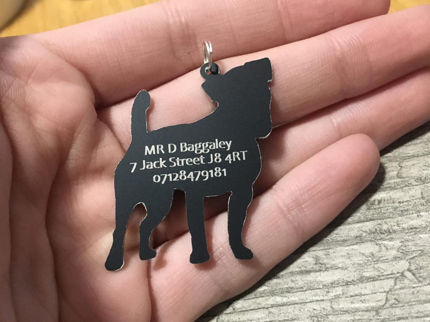 Jack russell Dog Tag