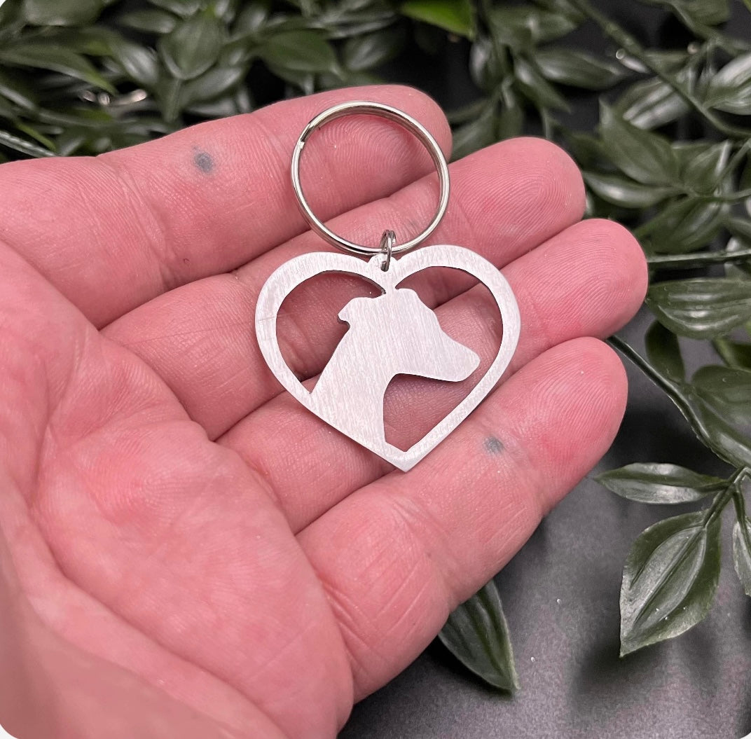 Whippet keyring