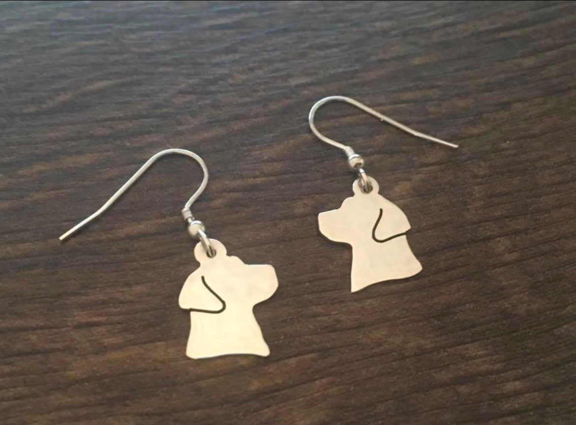 Labrador earrings