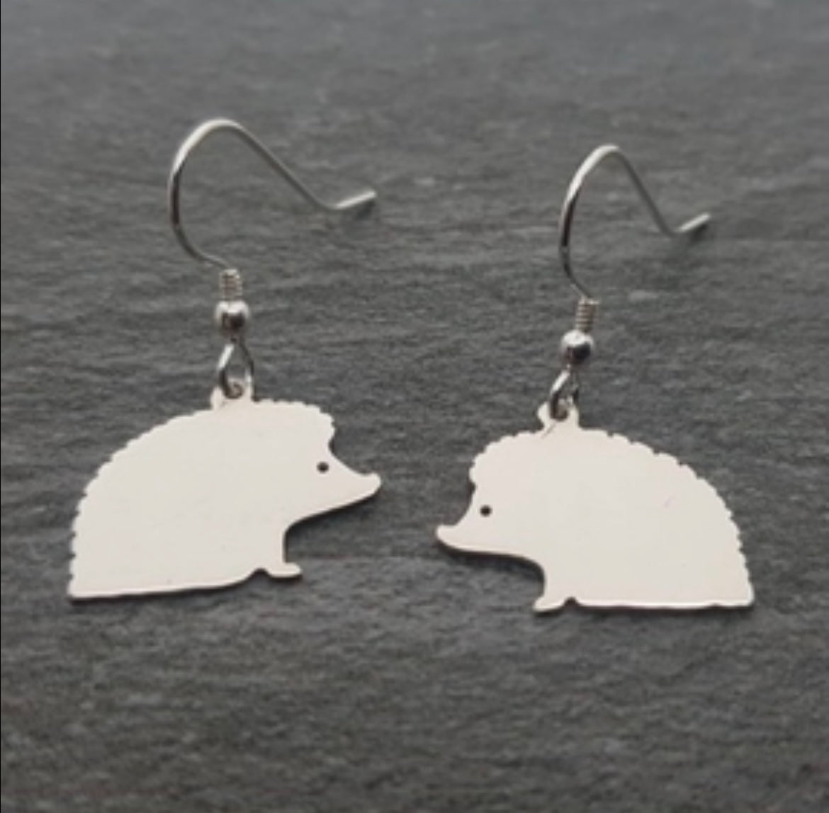 Hedgehog earrings