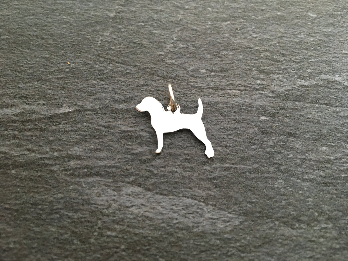 Jack Russell pendant sterling silver