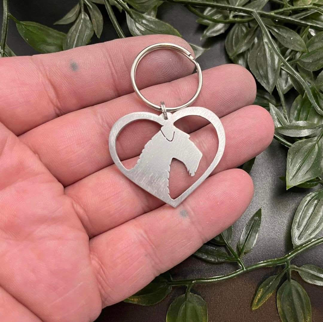 Airedale keyring