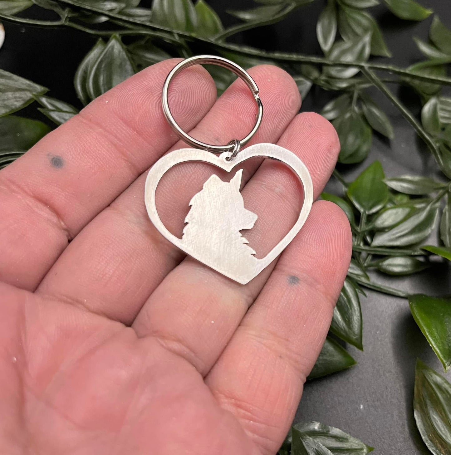 Papillion keyring