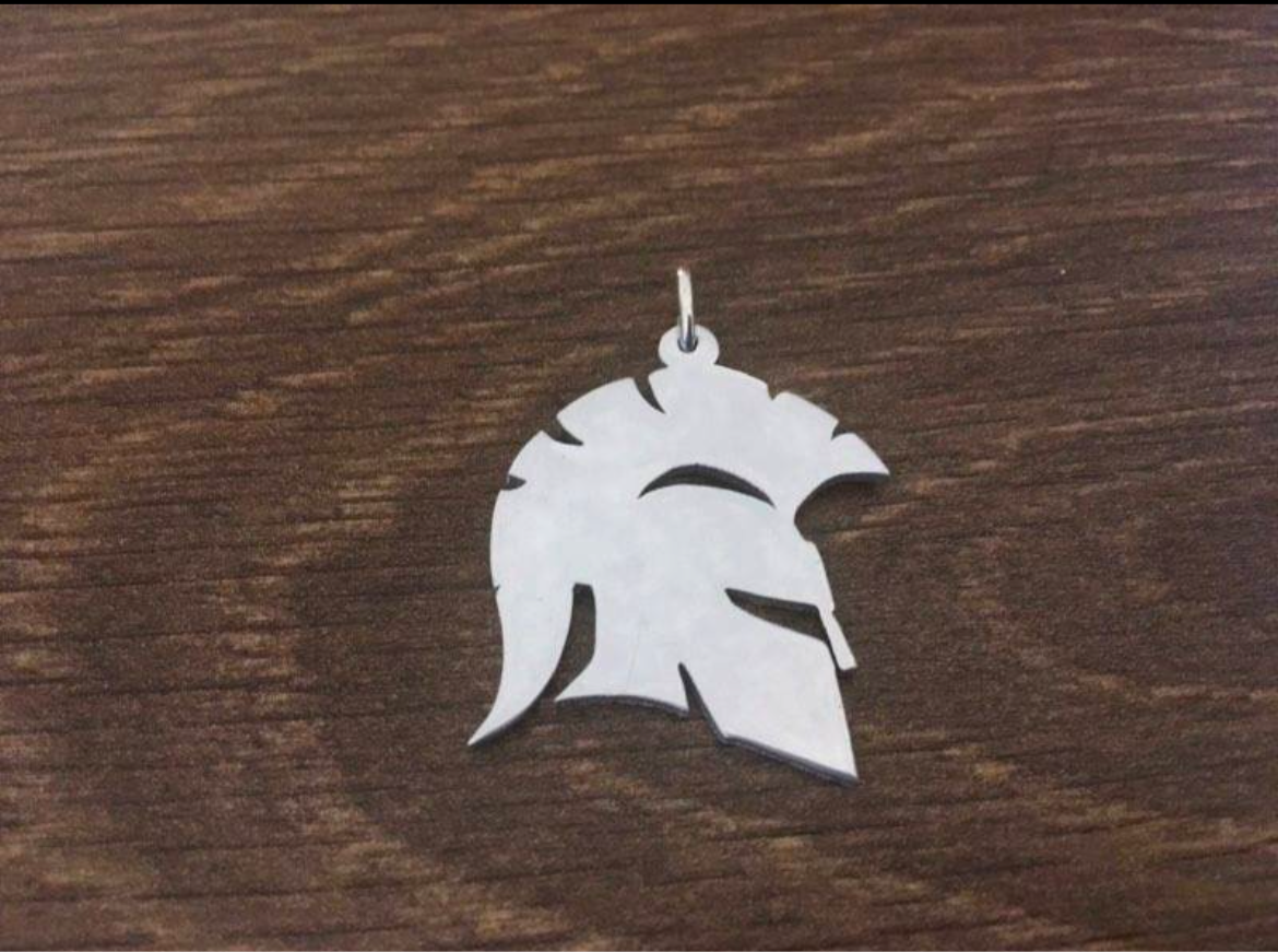 Sparta Helmet pendant