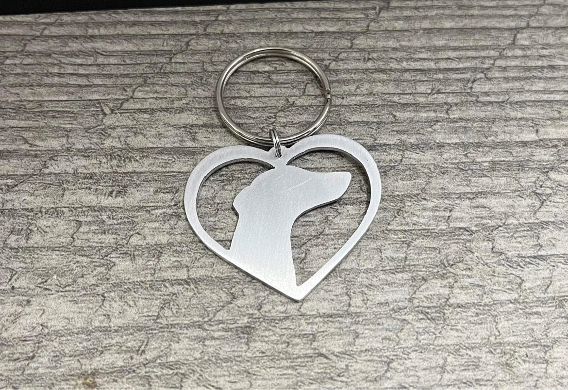 Lurcher Keyring