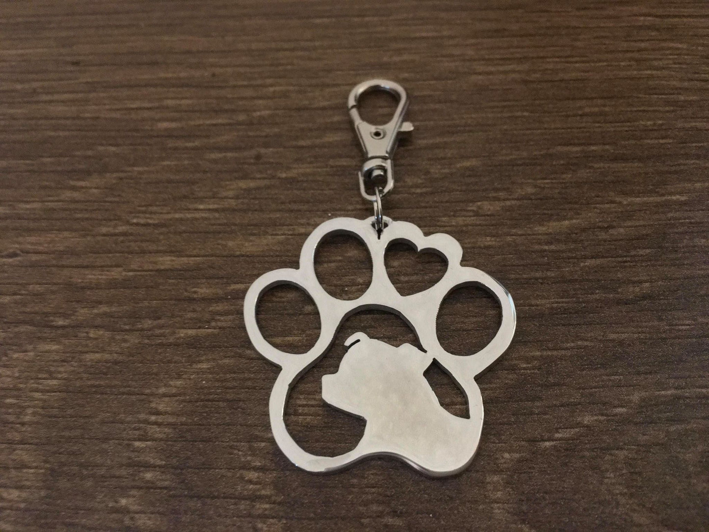 Staffy keyring