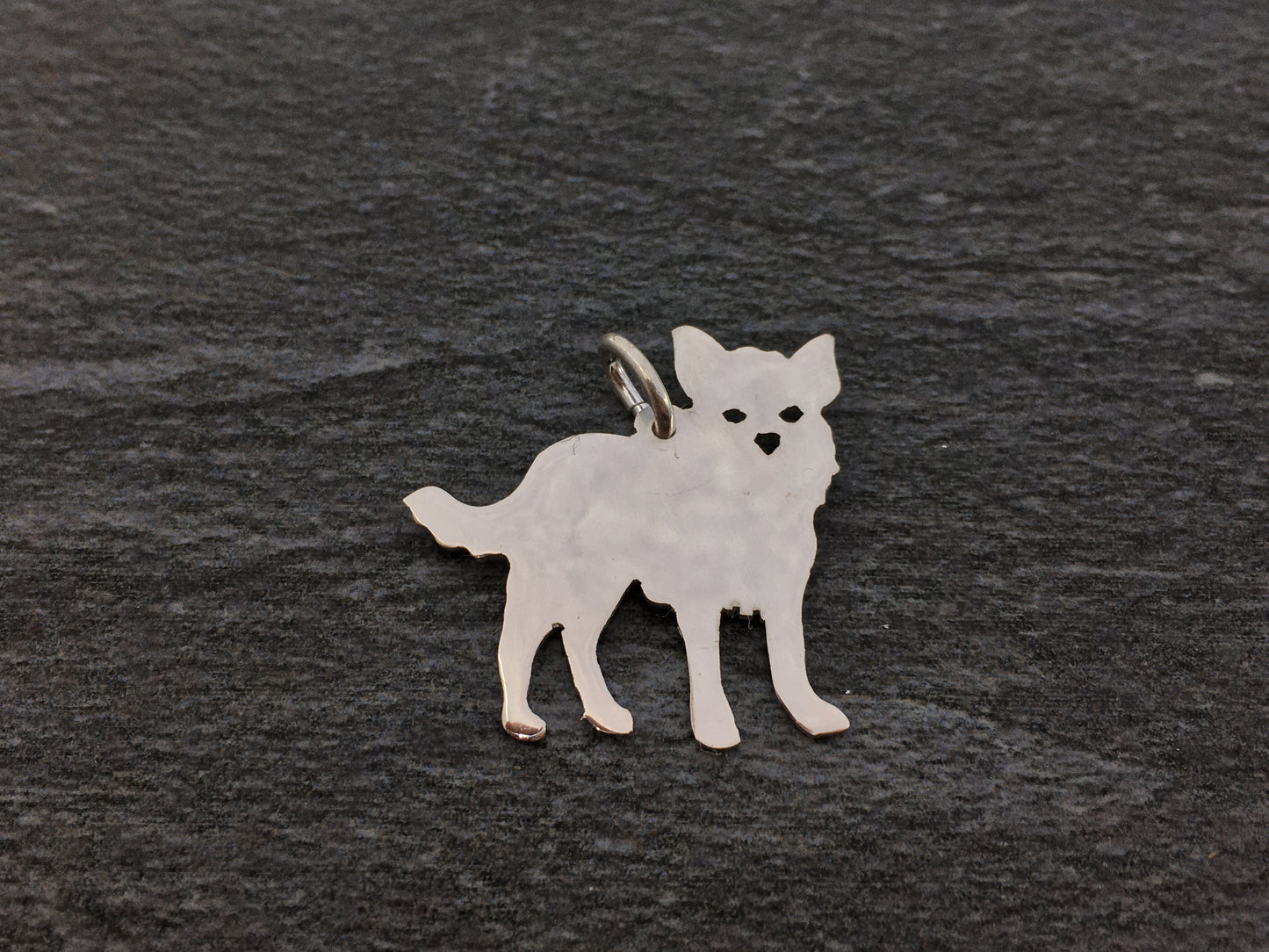Chorkie sterling silver pendant