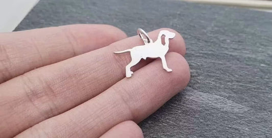 Bracco Italiano pendant sterling silver