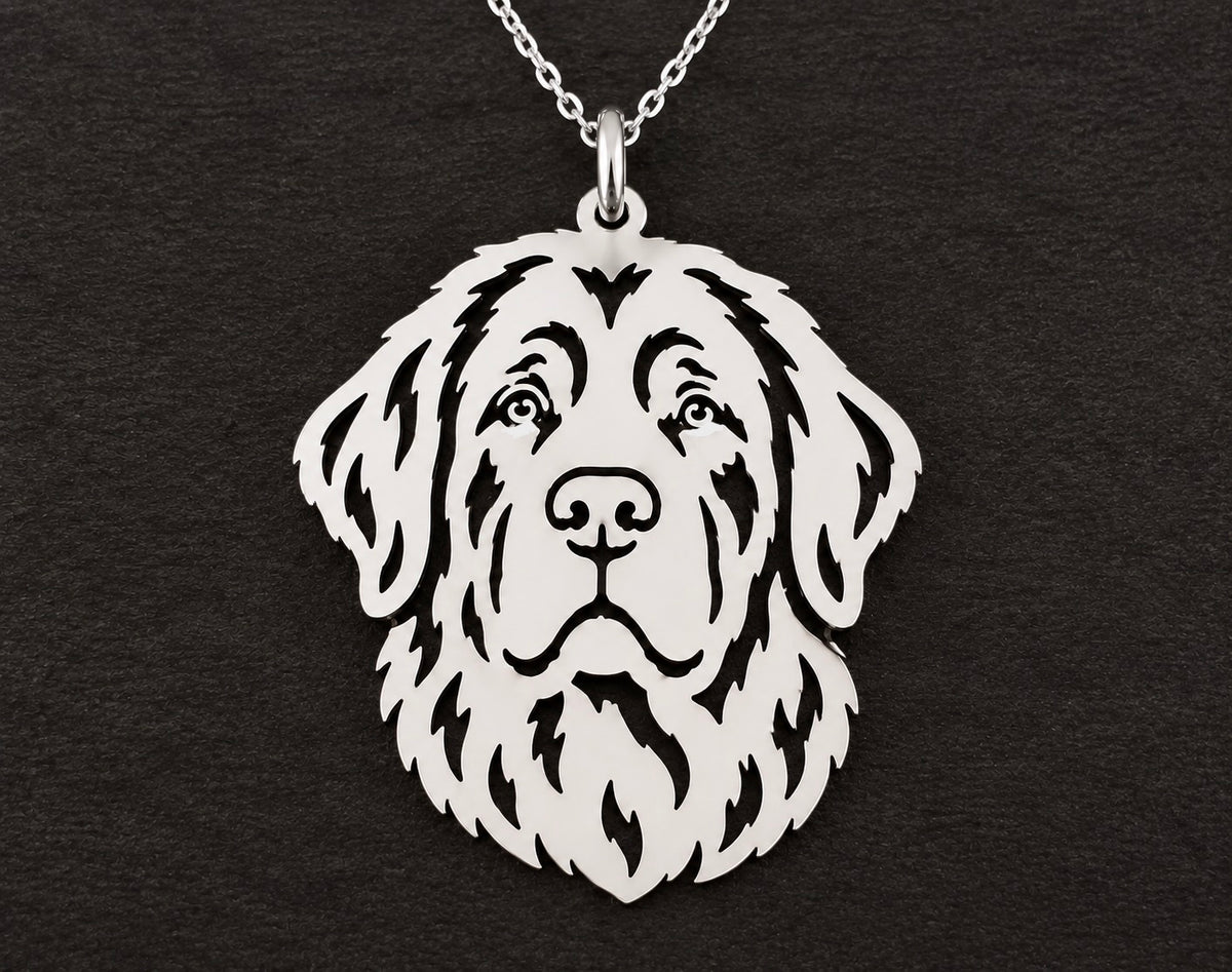 Newfoundland pierced pendant sterling silver