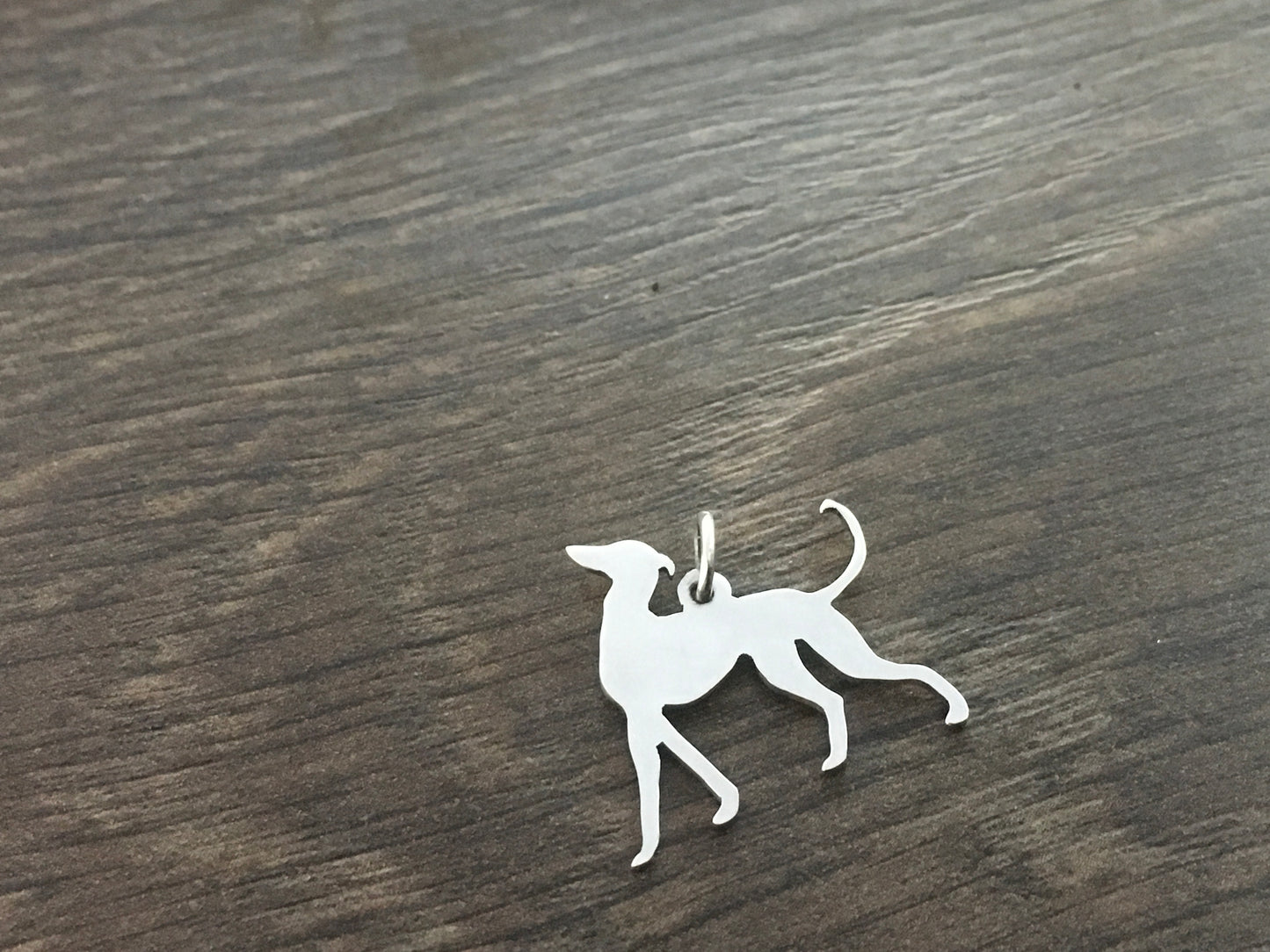 Haughty Lurcher pendant
