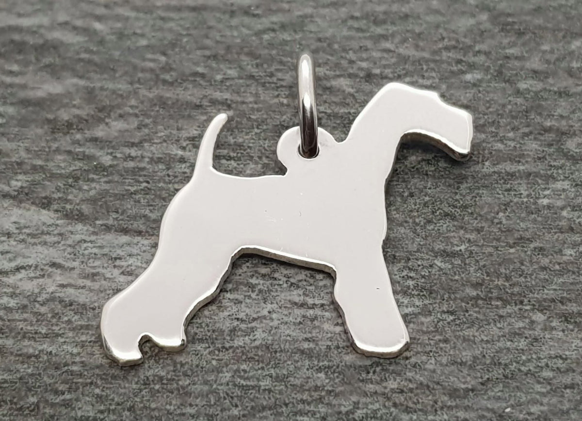 Fox terrier pendant sterling silver