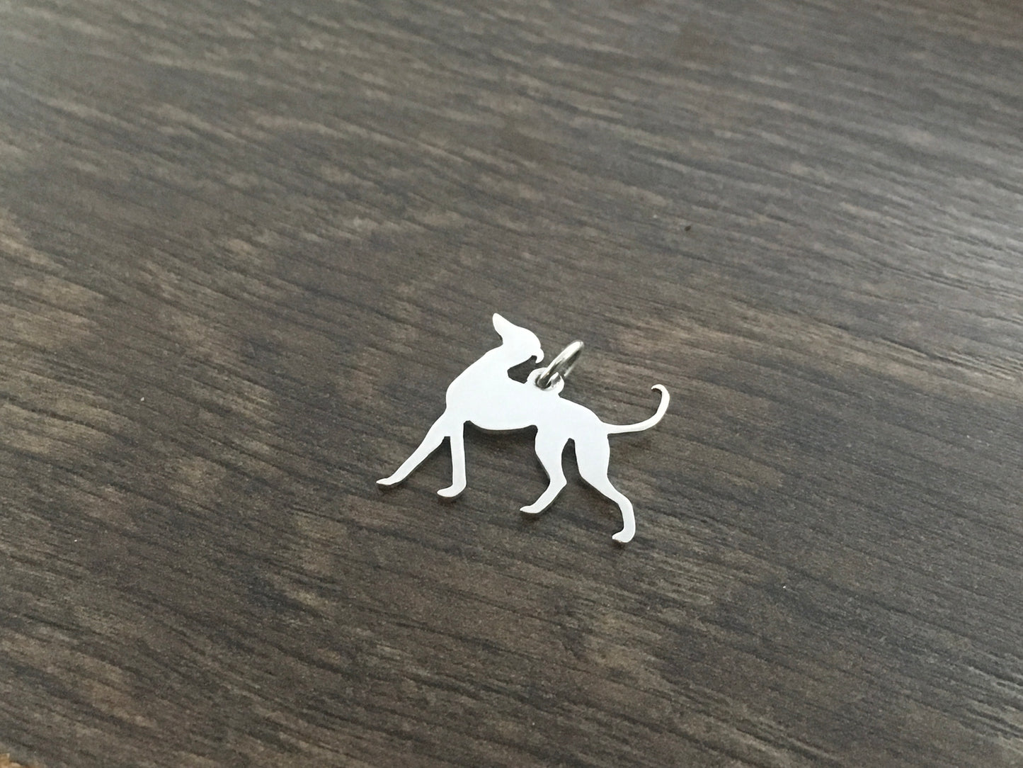 Haughty Lurcher pendant