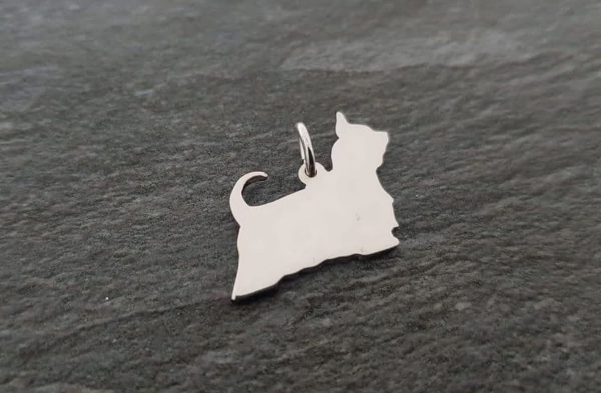 Skye Terrier pendant sterling silver