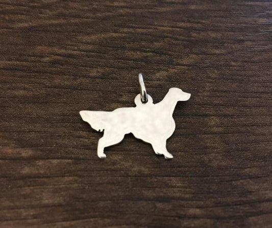 English Setter sterling silver pendant