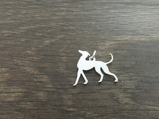 Haughty Lurcher pendant