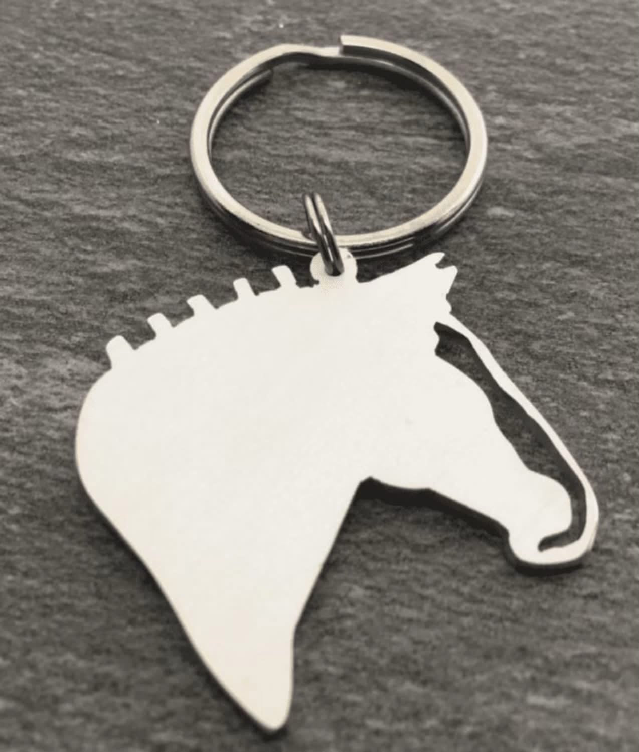 Clydesdale horse Keyring