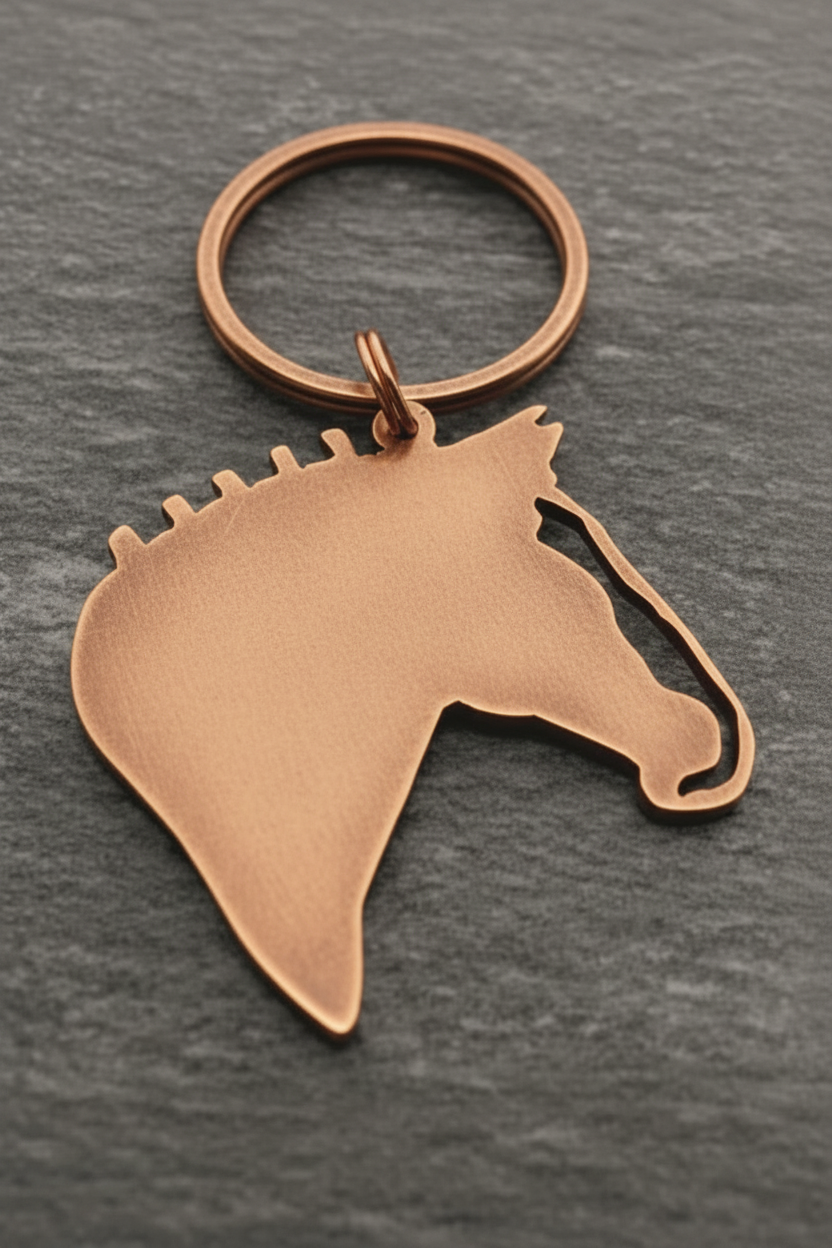 Clydesdale horse Keyring