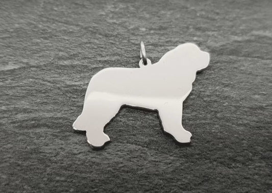 St Bernard pendant sterling silver