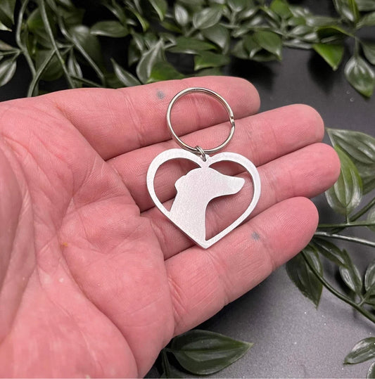Lurcher Keyring